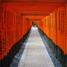 Red Gates of Fushimi Inari Shrine in Kyoto