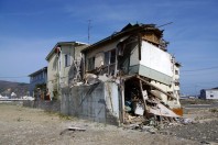 This house in Ishinomaki was destroyed by the tsunami in March 2011.