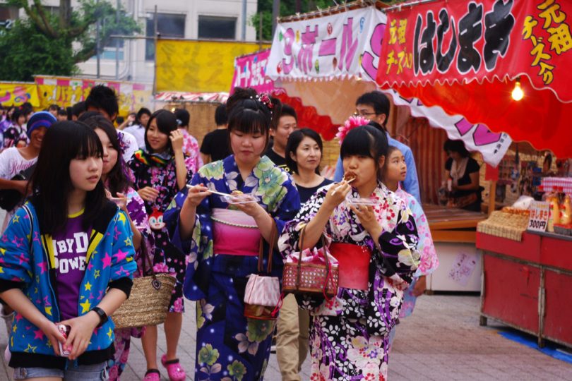 Himeji Yukata Festival In June Zooming Japan